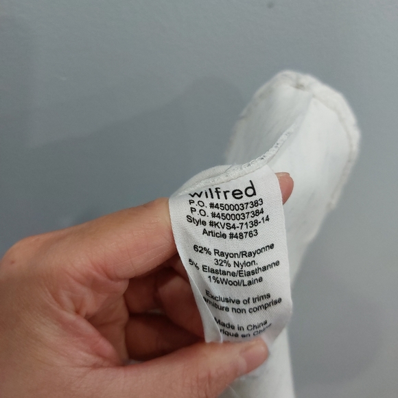 Wilfred Terrasse Skirt Heather White - Picture 7 of 7